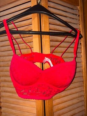 PINK bra top.